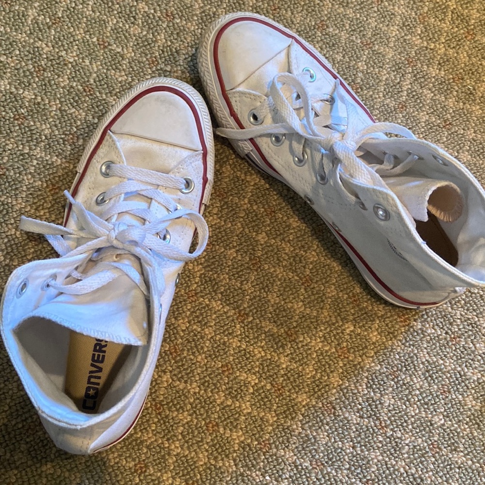 Converse white all star